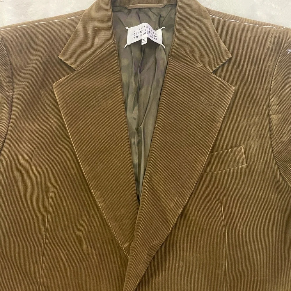 Maison Margiela Brown Corduroy Jacket Sz 52 / 42 US - Picture 4 of 10